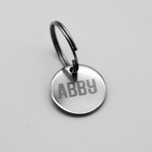 Gravierte Hundemarke