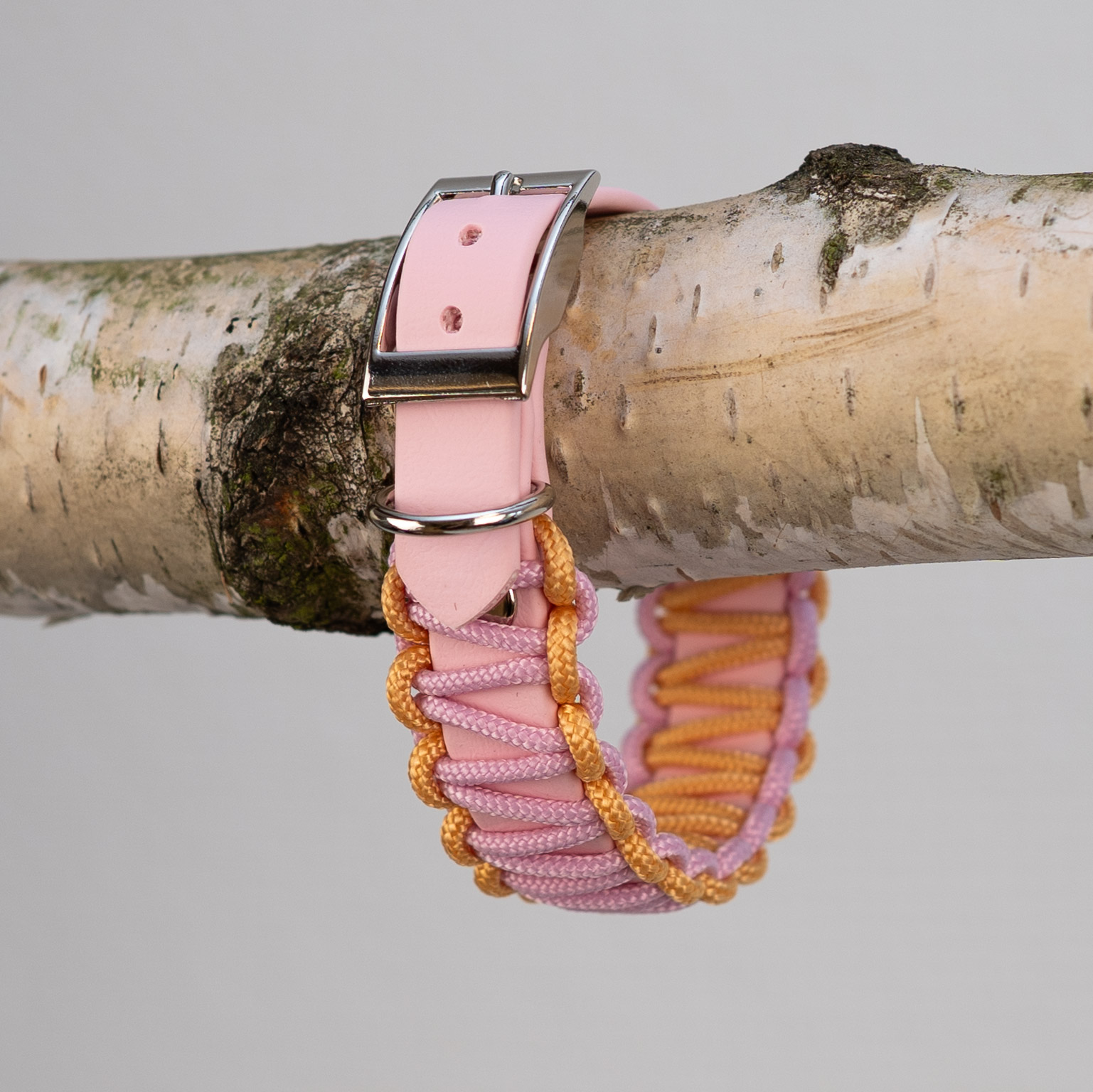 Halsband „Wilma“ – Butterscotch & Dusty-Pink – Bild 2