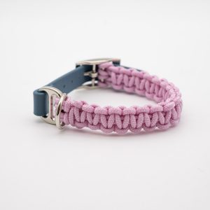 Halsband „Frieda“ - Dusty Pink x Taubenblau